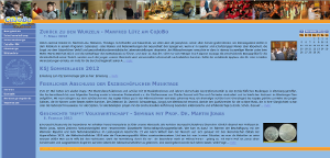 Die CoJoBo-Homepage bis 2012